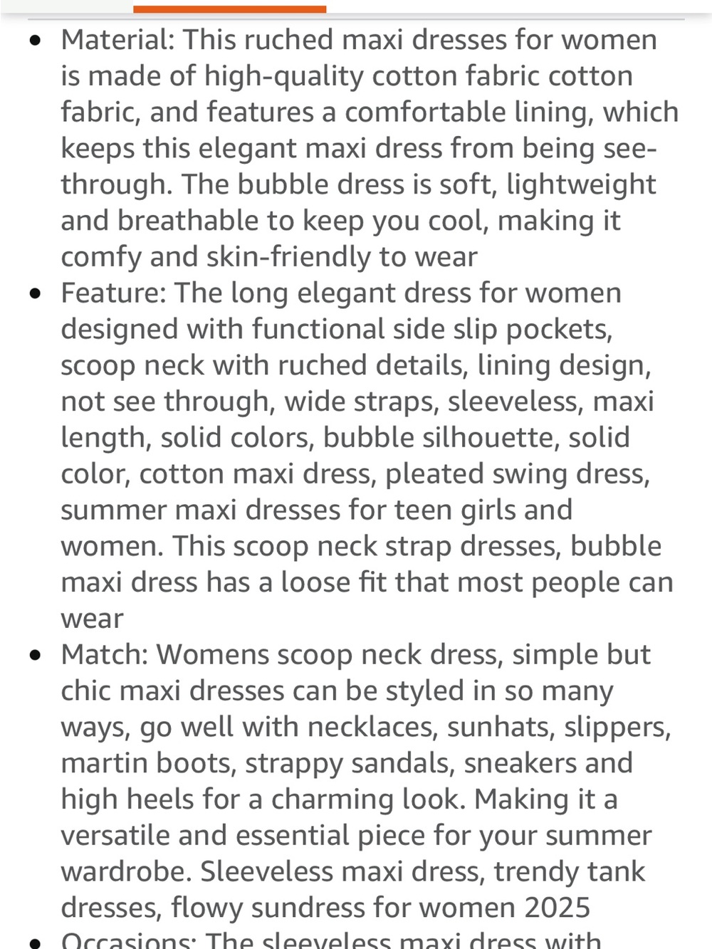 White 100% Cotton maxi dress - Picture 8 of 9